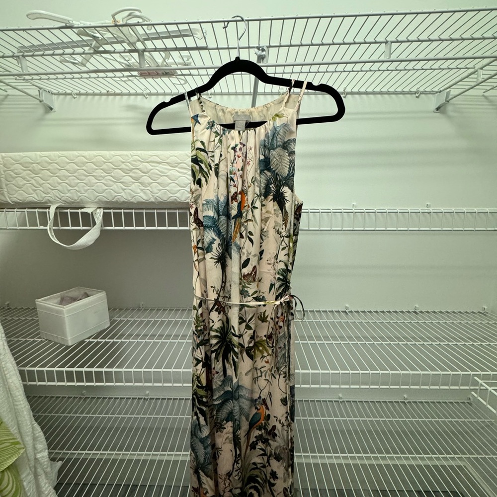 NWT Jungle Print Flowy Maxi Dress